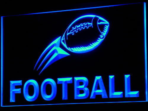 Football Display Training Bar Neon Light Sign